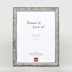 Effect wooden frame profile 94 silver 25x50 cm anti-reflective glass