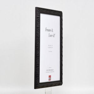 Effect wooden frame profile 94 black 25x50 cm anti-reflective glass