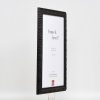 Effect wooden frame profile 94 black 25x50 cm anti-reflective glass