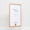 Effect wooden frame profile 32 light brown 13x13 cm acrylic glass