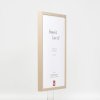 Effect wooden frame profile 35 light brown 23x70 cm acrylic glass