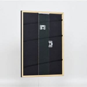 Effect Solid Wood Picture Frame Profile 39 black 18x24 cm Acrylic Glass