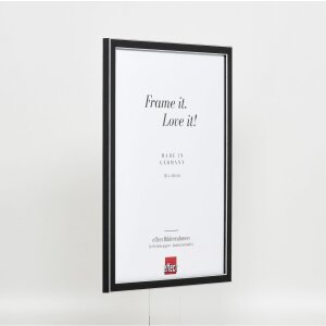 Effect Solid Wood Picture Frame Profile 39 black 18x24 cm Acrylic Glass