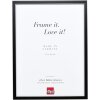 Effect Solid Wood Picture Frame Profile 39 black 18x24 cm Acrylic Glass