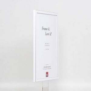 Effect Solid Wood Picture Frame Profile 39 white 18x27 cm Acrylic Glass