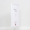 Effect Solid Wood Picture Frame Profile 39 white 25x60 cm Acrylic Glass