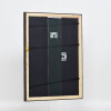 Effect wooden picture frame profile 85 black 21x28 cm acrylic glass