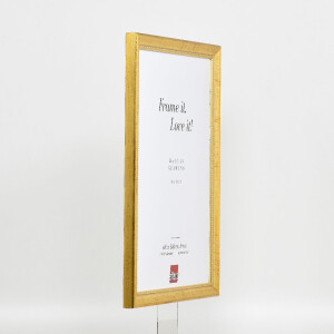 Effect wooden picture frame profile 85 gold 70x70 cm acrylic glass