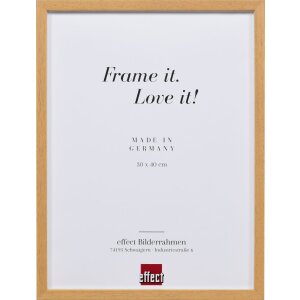 Effect wooden frame profile 35 oak 7x10 cm normal glass +...