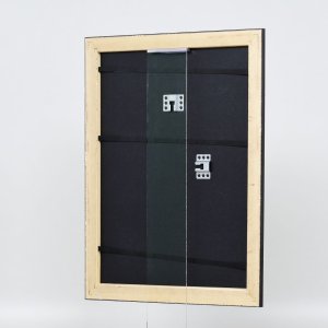 Effect Wall Mirror Wood Profile 94 black 9x13 cm Mirror