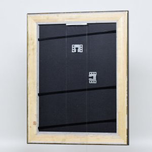 Effect Wall Mirror Wood Profile 95 Black 40x50 cm Mirror