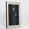 Effect Wall Mirror Wood Profile 95 Black 40x50 cm Mirror