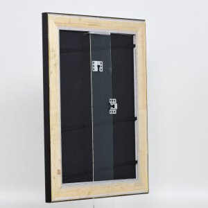 Effect Wall Mirror Wood Profile 95 Black 40x60 cm Mirror