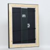 Effect Wall Mirror Wood Profile 95 Black 40x60 cm Mirror