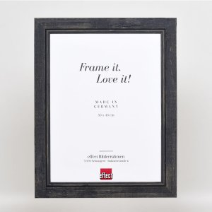 Effect Wall Mirror Profile 2240 Wooden Mirror Black 40x60 cm