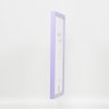 Effect Wall Mirror Wood Profile Top Cube Mirror Lilac 30x40 cm