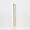 Effect Wall Mirror Wood Profile Top Cube Mirror White 30x40 cm