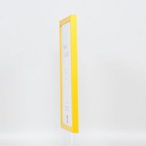 Effect Wall Mirror Wood Profile Top Cube Mirror yellow 30x40 cm