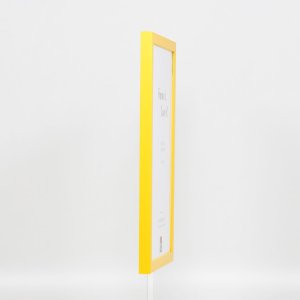 Effect Wall Mirror Wood Profile Top Cube Mirror yellow 30x40 cm