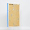 Effect Wall Mirror Wood Profile Top Cube Mirror Blue 30x40 cm