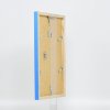 Effect Wall Mirror Wood Profile Top Cube Mirror Blue 30x40 cm