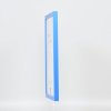 Effect Wall Mirror Wood Profile Top Cube Mirror Blue 30x40 cm