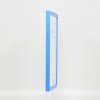 Effect Wall Mirror Wood Profile Top Cube Mirror Blue 30x40 cm