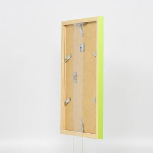 Effect Wall Mirror Wood Profile Top Cube Mirror green 30x40 cm