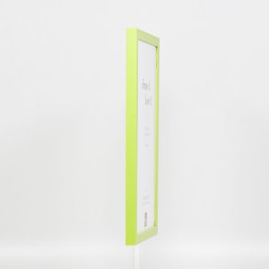 Effect Wall Mirror Wood Profile Top Cube Mirror green 30x40 cm