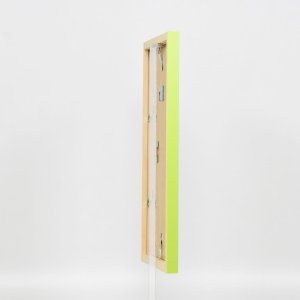 Effect Wall Mirror Wood Profile Top Cube Mirror green 30x40 cm