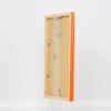 Effect Wall Mirror Wood Profile Top Cube Mirror Orange 30x40 cm