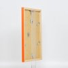 Effect Wall Mirror Wood Profile Top Cube Mirror Orange 30x40 cm