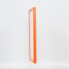 Effect Wall Mirror Wood Profile Top Cube Mirror Orange 30x40 cm