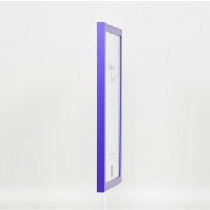 Effect Wall Mirror Wood Profile Top Cube Mirror Purple 30x40 cm