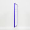 Effect Wall Mirror Wood Profile Top Cube Mirror Purple 30x40 cm