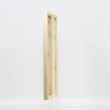 Effect Wall Mirror Wood Profile Top Cube Mirror gold 30x40 cm