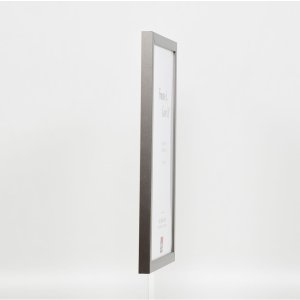 Effect Wall Mirror Wood Profile Top Cube Mirror platinum 30x40 cm