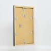 Effect Wall Mirror Wood Profile Top Cube Mirror platinum 30x40 cm