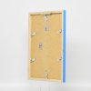 Effect Wall Mirror Wood Profile Top Cube Mirror Blue 40x60 cm