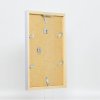 Effect Wall Mirror Wood Profile Top Cube Mirror silver 40x60 cm