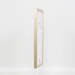 Effect Wall Mirror Wood Profile Top Cube Mirror gold 40x60 cm