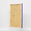 Effect Wall Mirror Wood Profile Top Cube Mirror Purple 50x70 cm