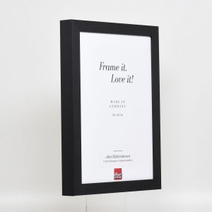 Efffect Wooden Frame Profile 55 Shirt Frame 50x70 cm Black Art Glass