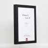 Efffect Wooden Frame Profile 55 Shirt Frame 50x70 cm Black Art Glass