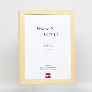 Efffect Wooden Frame Profile 55 Shirt Frame 50x70 cm nature Art Glass