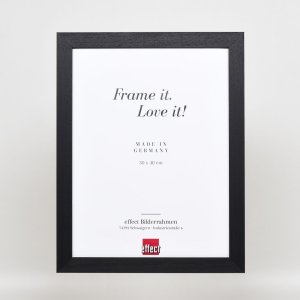 Efffect Wooden Frame Profile 55 Shirt Frame 70x100 cm Black Art Glass