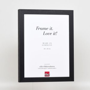 Efffect Wooden Frame Profile 55 Shirt Frame 70x100 cm Black Art Glass