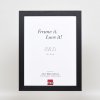 Efffect Wooden Frame Profile 55 Shirt Frame 70x100 cm Black Art Glass