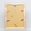 Effect solid wood frame profile 28 silver 10x10 cm acrylic glass museum quality