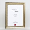 Effect solid wood frame profile 28 gold 18x24 cm acrylic glass museum quality